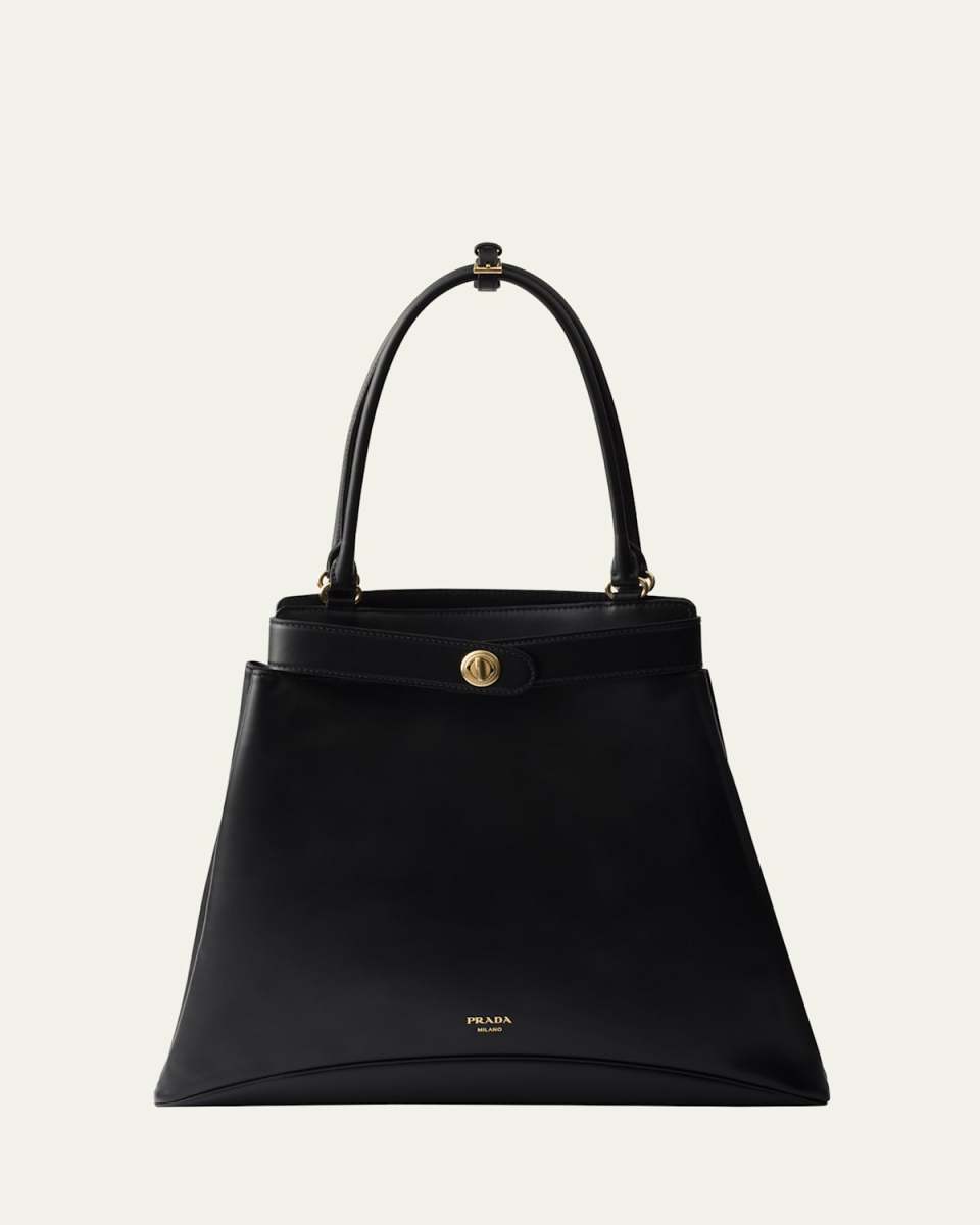 Etude Buckle Leather Shoulder Bag